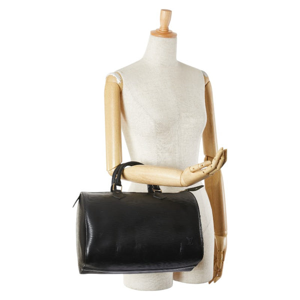 ルイ ヴィトン エピ スピーディ30 ハンドバッグ ボストンバッグ M59022 ノワール ブラック レザー レディース LOUIS VUITTON 【中古】
