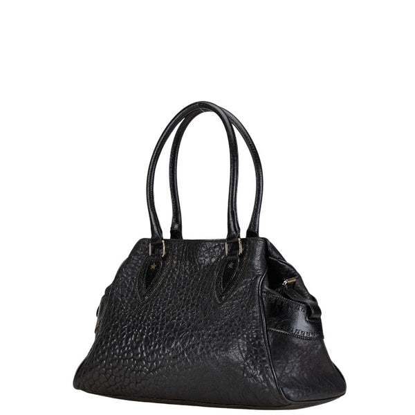 フェンディ エトニコ ハンドバッグ ブラック レザー レディース FENDI 【中古】