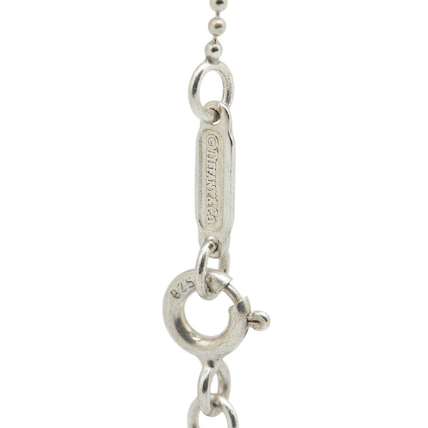 ティファニー ハートキー 1Pダイヤ ネックレス SV925 シルバー レディース TIFFANY&Co. 【中古】
