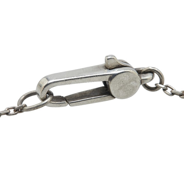 グッチ ロゴ スクエア プレート ブレスレット #18 SV925 シルバー レディース GUCCI 【中古】