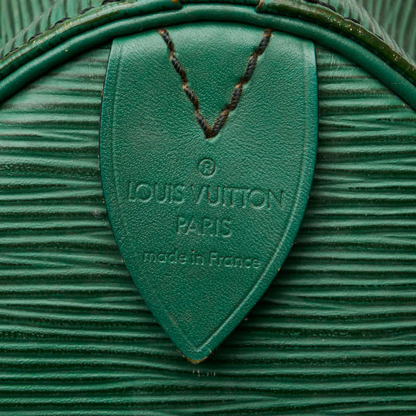 ルイ ヴィトン エピ スピーディ25 ハンドバッグ ミニボストンバッグ M43014 ボルネオグリーン レザー レディース LOUIS VUITTON 【中古】
