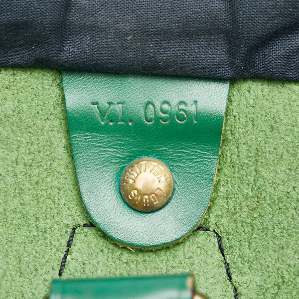 ルイ ヴィトン エピ スピーディ25 ハンドバッグ ミニボストンバッグ M43014 ボルネオグリーン レザー レディース LOUIS VUITTON 【中古】