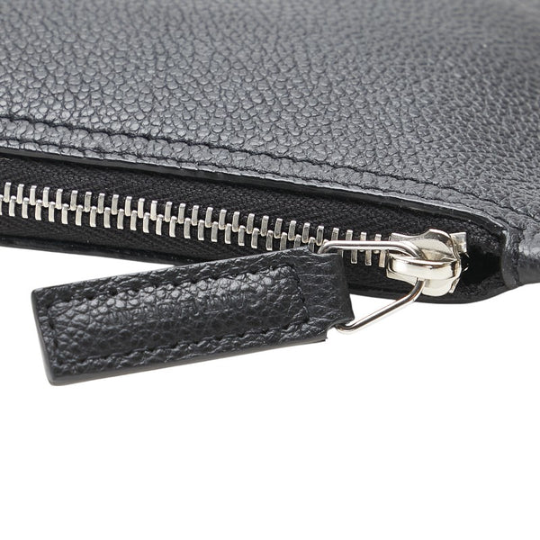 サンローラン ポーチ 小物入れ ブラック レザー レディース SAINT LAURENT 【中古】