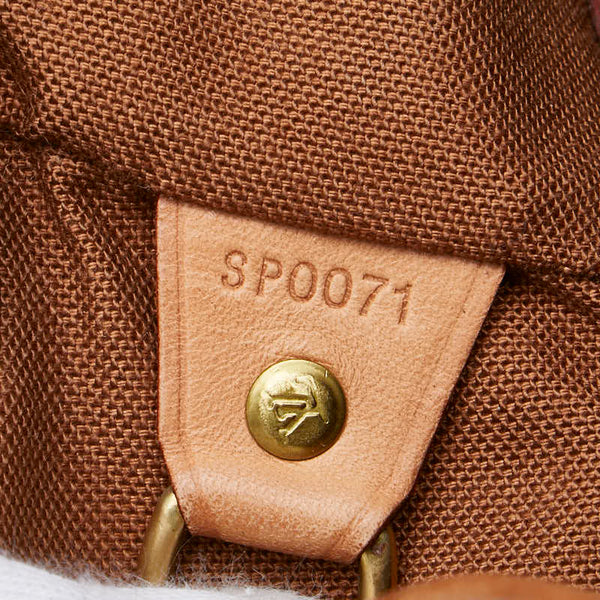 ルイ ヴィトン モノグラム モンスリMM リュック バックパック M51136 ブラウン PVC レザー レディース LOUIS VUITTON 【中古】