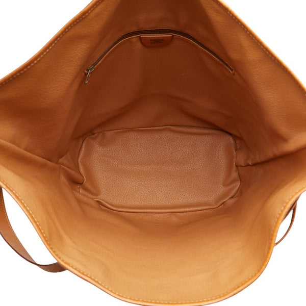 セリーヌ マカダム 斜め掛け ショルダーバッグ ブラウン PVC レザー レディース CELINE 【中古】