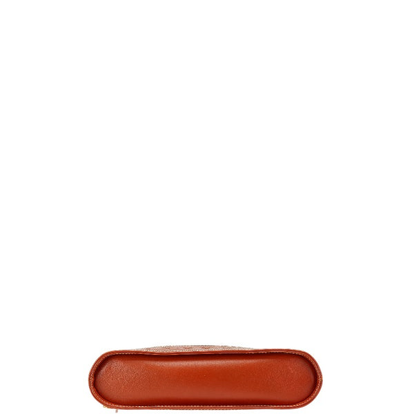 サンローラン Yカット ロゴ ハンドバッグ ショルダーバッグ 2WAY ブラウン レザー レディース SAINT LAURENT 【中古】