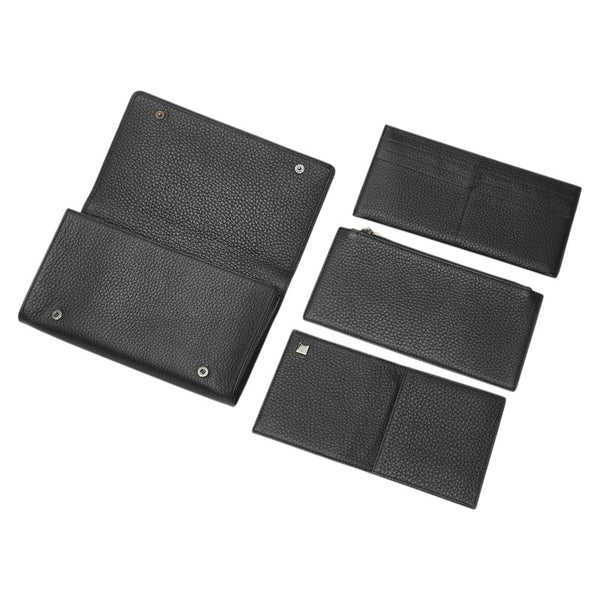 ダンヒル ロゴ 長財布 ブラック レザー レディース Dunhill 【中古】