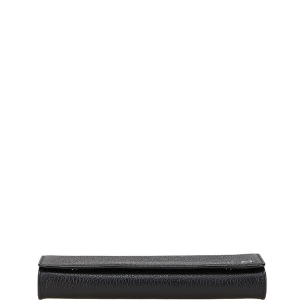 ダンヒル ロゴ 長財布 ブラック レザー レディース Dunhill 【中古】