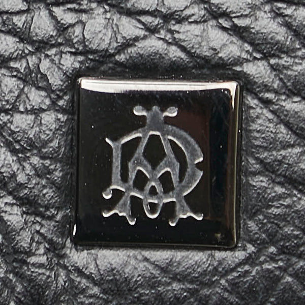 ダンヒル ロゴ 長財布 ブラック レザー レディース Dunhill 【中古】