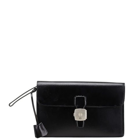 ダンヒル クラッチバッグ セカンドバッグ ブラック レザー メンズ Dunhill 【中古】