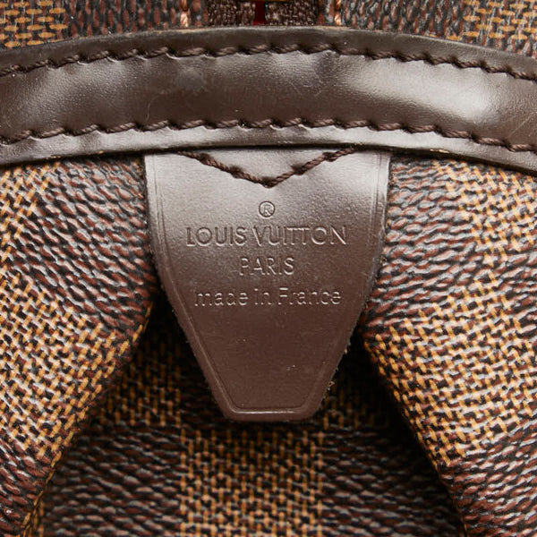 ルイ ヴィトン ダミエ リヴィントンGM ハンドバッグ ショルダーバッグ N41158 ブラウン PVC レザー レディース LOUIS VUITTON 【中古】