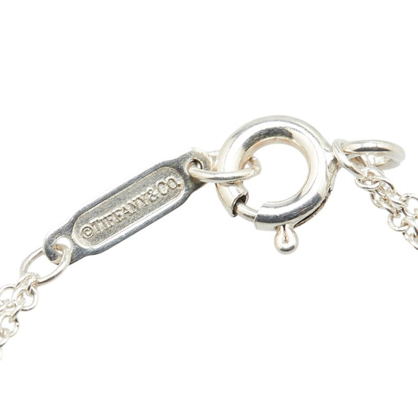 ティファニー サークル ブレスレット ダブルチェーン SV925 シルバー レディース TIFFANY&Co. 【中古】