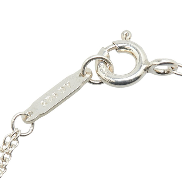 ティファニー サークル ブレスレット ダブルチェーン SV925 シルバー レディース TIFFANY&Co. 【中古】