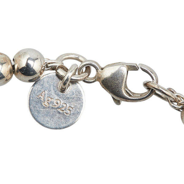 ティファニー リターン トゥ ティファニー ハート タグ ビーズ ブレスレット SV925 シルバー レディース TIFFANY&Co. 【中古】