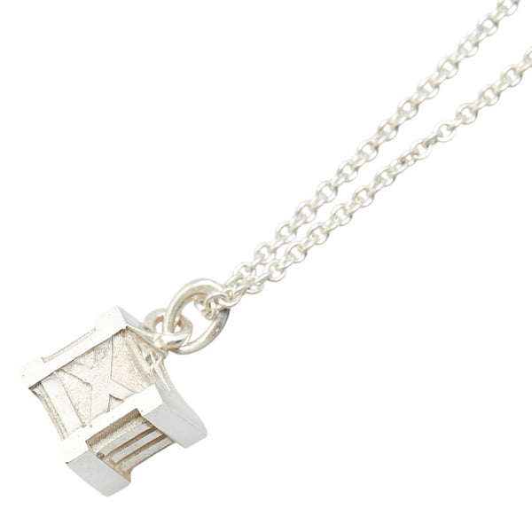 ティファニー アトラスキューブ ペンダントネックレス SV925 シルバー レディース TIFFANY&Co. 【中古】