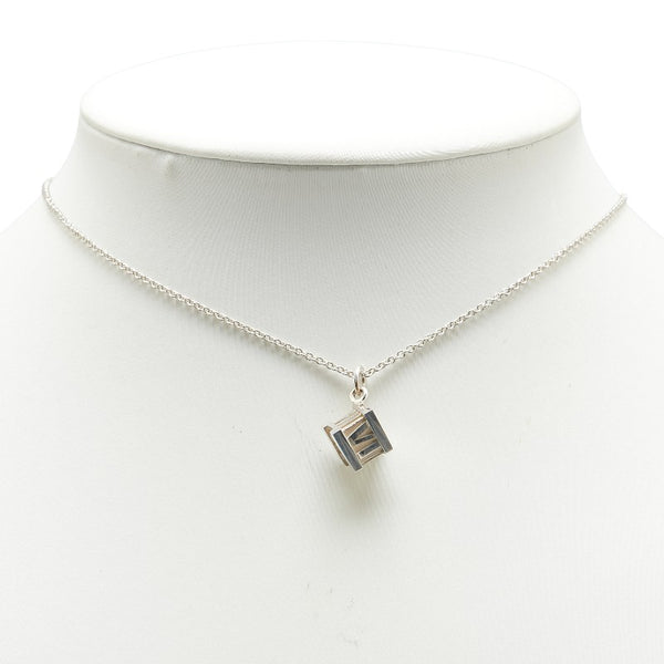 ティファニー アトラスキューブ ペンダントネックレス SV925 シルバー レディース TIFFANY&Co. 【中古】