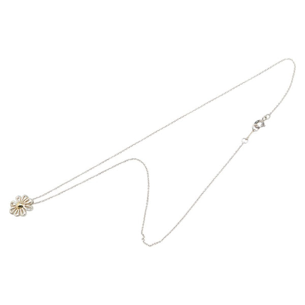 ティファニー テイジー フラワーモチーフ ネックレス SV925 シルバー レディース TIFFANY&Co. 【中古】