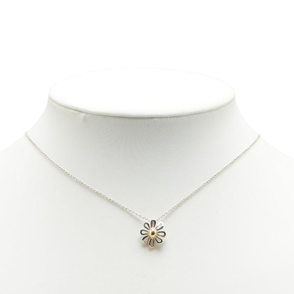 ティファニー テイジー フラワーモチーフ ネックレス SV925 シルバー レディース TIFFANY&Co. 【中古】