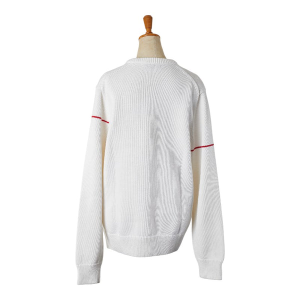 ジバンシー ロゴ セーター ニット サイズ：L ホワイト マルチカラー コットン メンズ Givenchy 【中古】
