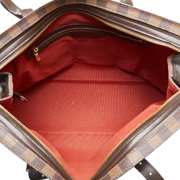 ルイ ヴィトン ダミエ チェルシー トートバッグ ショルダーバッグ N51119 ブラウン PVC レザー レディース LOUIS VUITTON 【中古】