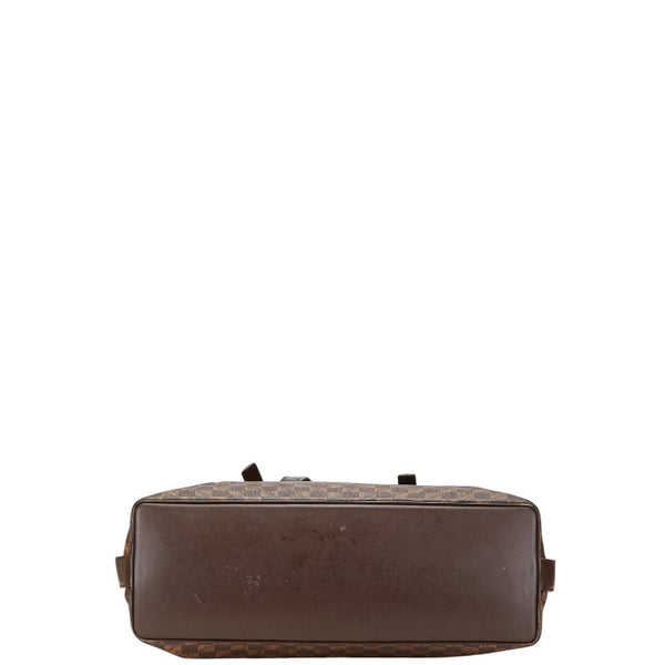 ルイ ヴィトン ダミエ チェルシー トートバッグ ショルダーバッグ N51119 ブラウン PVC レザー レディース LOUIS VUITTON 【中古】