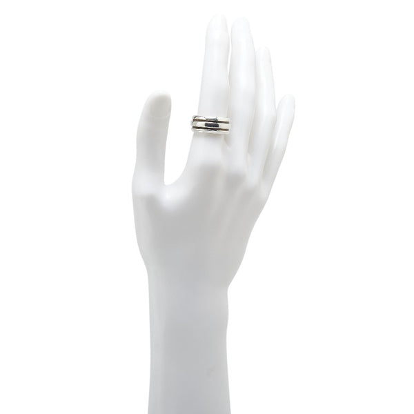 ティファニー アトラス グルーブド ダブルライン リング 指輪 SV925 シルバー レディース TIFFANY&Co. 【中古】