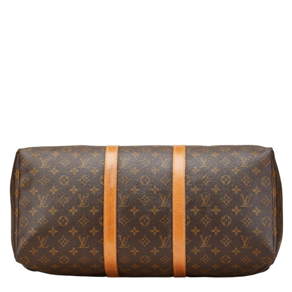ルイ ヴィトン モノグラム キーポル50 ボストンバッグ M41426 ブラウン PVC レザー レディース LOUIS VUITTON 【中古】
