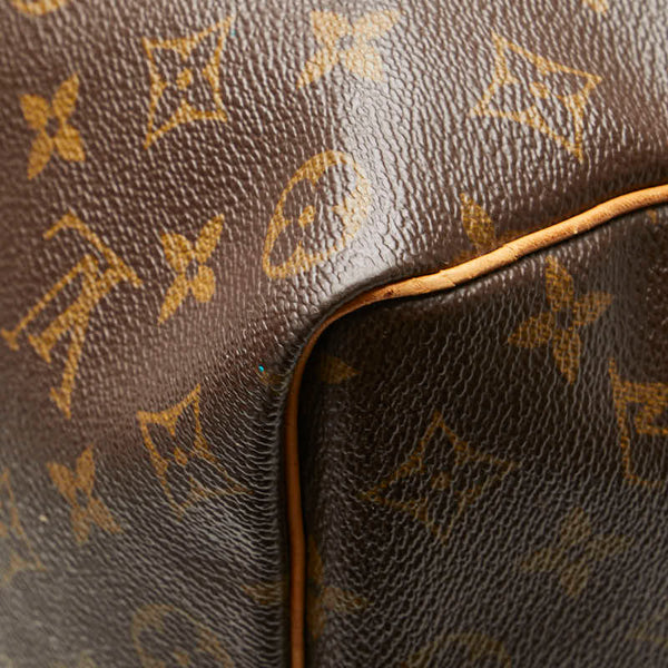 ルイ ヴィトン モノグラム キーポル50 ボストンバッグ M41426 ブラウン PVC レザー レディース LOUIS VUITTON 【中古】