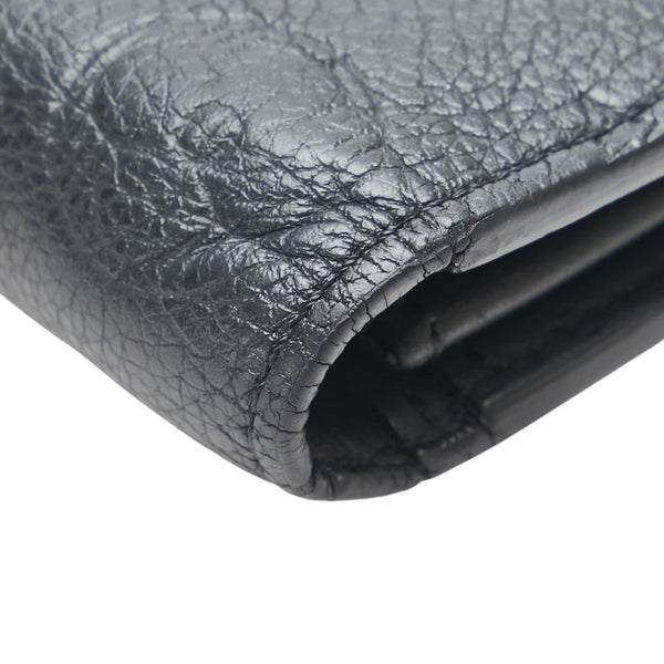 ルイ ヴィトン モノグラム シャドウ ポルトフォイユ ブラザ 長財布 M62900 ブラック レザー メンズ LOUIS VUITTON 【中古】