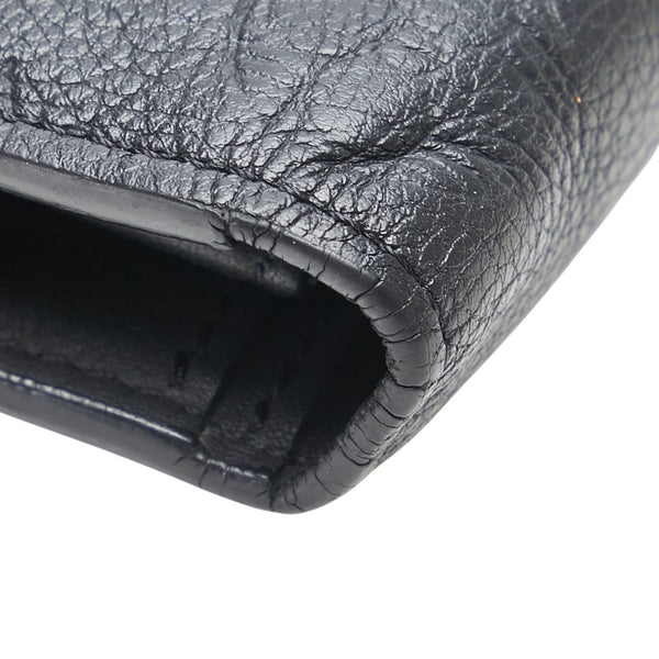 ルイ ヴィトン モノグラム シャドウ ポルトフォイユ ブラザ 長財布 M62900 ブラック レザー メンズ LOUIS VUITTON 【中古】