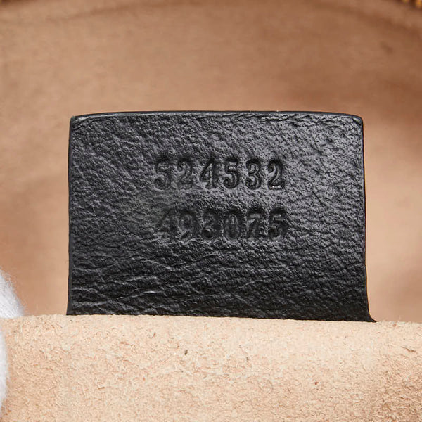 グッチ シェリーライン ミニボストン ハンドバッグ ショルダーバッグ 2WAY 524532 ブラック レザー レディース GUCCI 【中古】