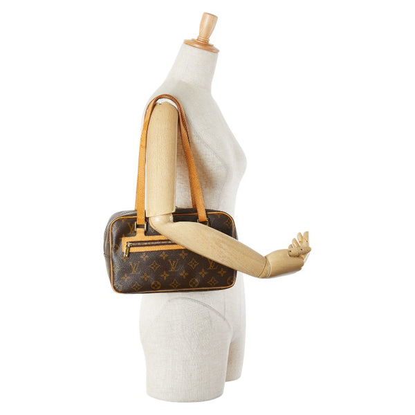 ルイ ヴィトン モノグラム シテMM ハンドバッグ ショルダーバッグ M51182 ブラウン PVC レザー レディース LOUIS VUITTON 【中古】