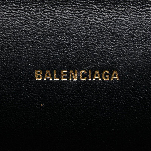 バレンシアガ シャープS 斜め掛け チェーン ショルダーバッグ 580641 レッド レザー レディース BALENCIAGA 【中古】