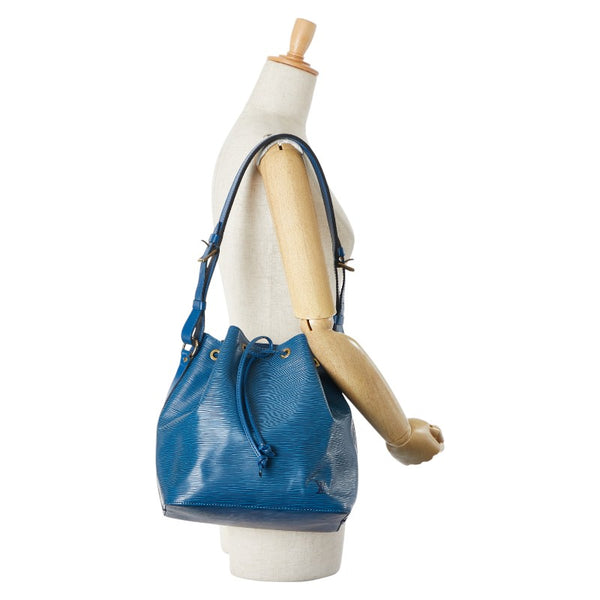 ルイ ヴィトン エピ プチノエ ワンショルダーバッグ ハンドバッグ M44105 トレドブルー  レザー レディース LOUIS VUITTON 【中古】