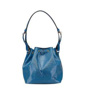 ルイ ヴィトン エピ プチノエ ワンショルダーバッグ ハンドバッグ M44105 トレドブルー  レザー レディース LOUIS VUITTON 【中古】