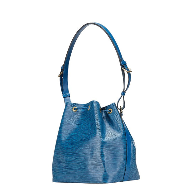 ルイ ヴィトン エピ プチノエ ワンショルダーバッグ ハンドバッグ M44105 トレドブルー  レザー レディース LOUIS VUITTON 【中古】