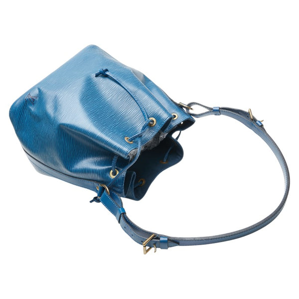 ルイ ヴィトン エピ プチノエ ワンショルダーバッグ ハンドバッグ M44105 トレドブルー  レザー レディース LOUIS VUITTON 【中古】