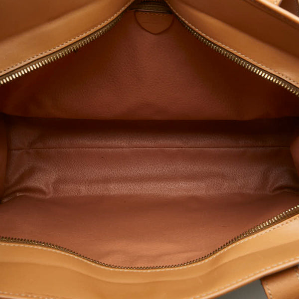 セリーヌ マカダム トートバッグ ブラウン PVC レザー レディース CELINE 【中古】