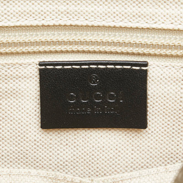 グッチ ディアマンテ ショルダーバッグ 268159 ベージュ ブラック PVC レザー レディース GUCCI 【中古】