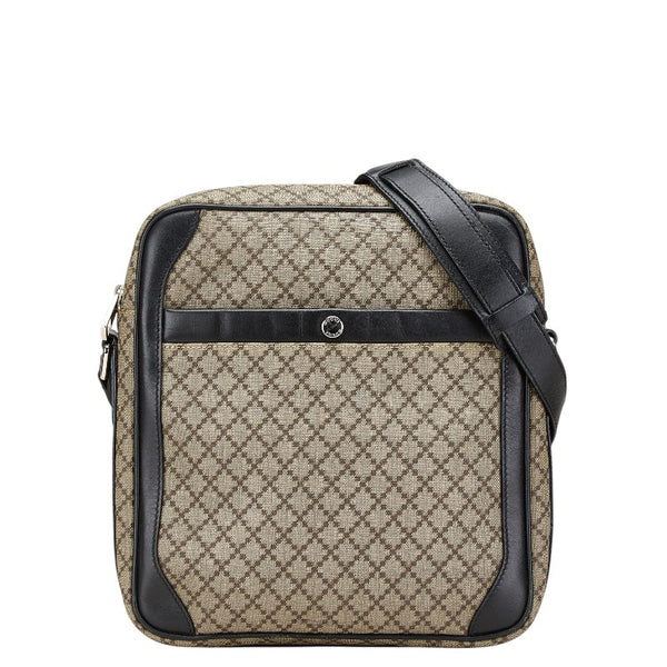 グッチ ディアマンテ ショルダーバッグ 268159 ベージュ ブラック PVC レザー レディース GUCCI 【中古】