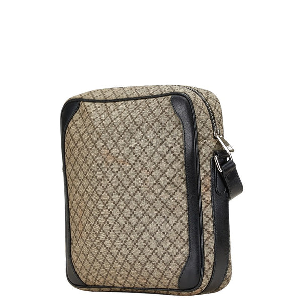 グッチ ディアマンテ ショルダーバッグ 268159 ベージュ ブラック PVC レザー レディース GUCCI 【中古】