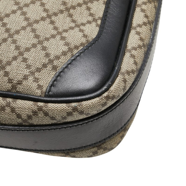 グッチ ディアマンテ ショルダーバッグ 268159 ベージュ ブラック PVC レザー レディース GUCCI 【中古】