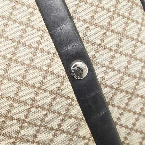 グッチ ディアマンテ ショルダーバッグ 268159 ベージュ ブラック PVC レザー レディース GUCCI 【中古】