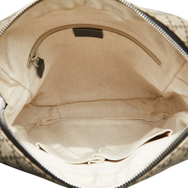グッチ ディアマンテ ショルダーバッグ 268159 ベージュ ブラック PVC レザー レディース GUCCI 【中古】