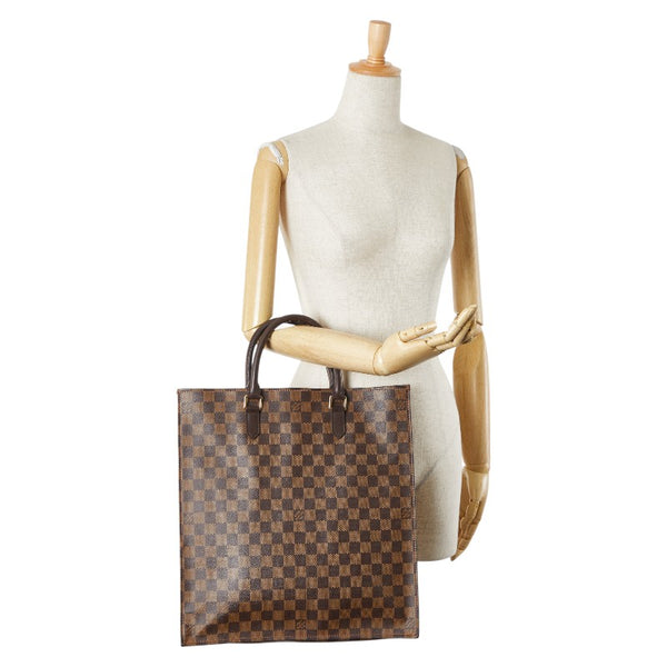 ルイ ヴィトン ダミエ サック プラ トートバッグ ハンドバッグ  N51140 ブラウン PVC レザー メンズ LOUIS VUITTON 【中古】