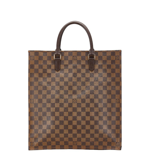 ルイ ヴィトン ダミエ サック プラ トートバッグ ハンドバッグ  N51140 ブラウン PVC レザー メンズ LOUIS VUITTON 【中古】