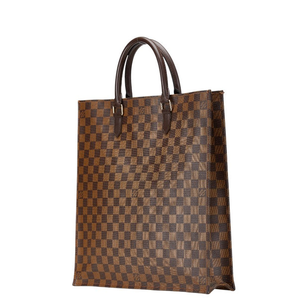 ルイ ヴィトン ダミエ サック プラ トートバッグ ハンドバッグ  N51140 ブラウン PVC レザー メンズ LOUIS VUITTON 【中古】