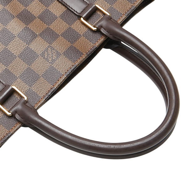 ルイ ヴィトン ダミエ サック プラ トートバッグ ハンドバッグ  N51140 ブラウン PVC レザー メンズ LOUIS VUITTON 【中古】