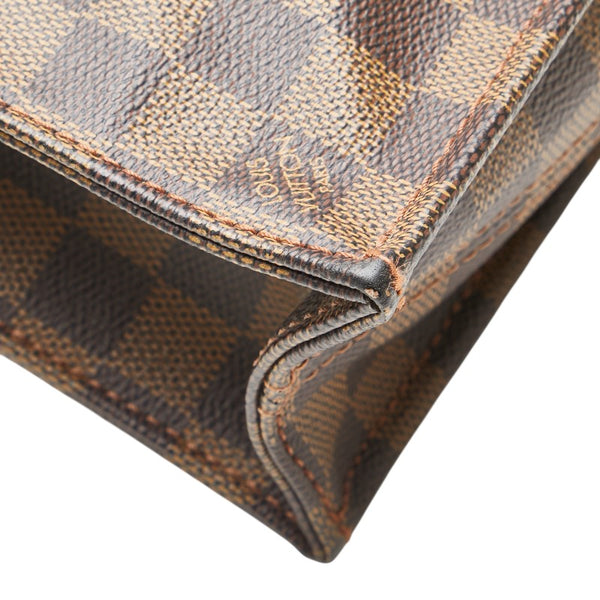 ルイ ヴィトン ダミエ サック プラ トートバッグ ハンドバッグ  N51140 ブラウン PVC レザー メンズ LOUIS VUITTON 【中古】