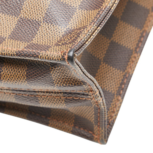 ルイ ヴィトン ダミエ サック プラ トートバッグ ハンドバッグ  N51140 ブラウン PVC レザー メンズ LOUIS VUITTON 【中古】